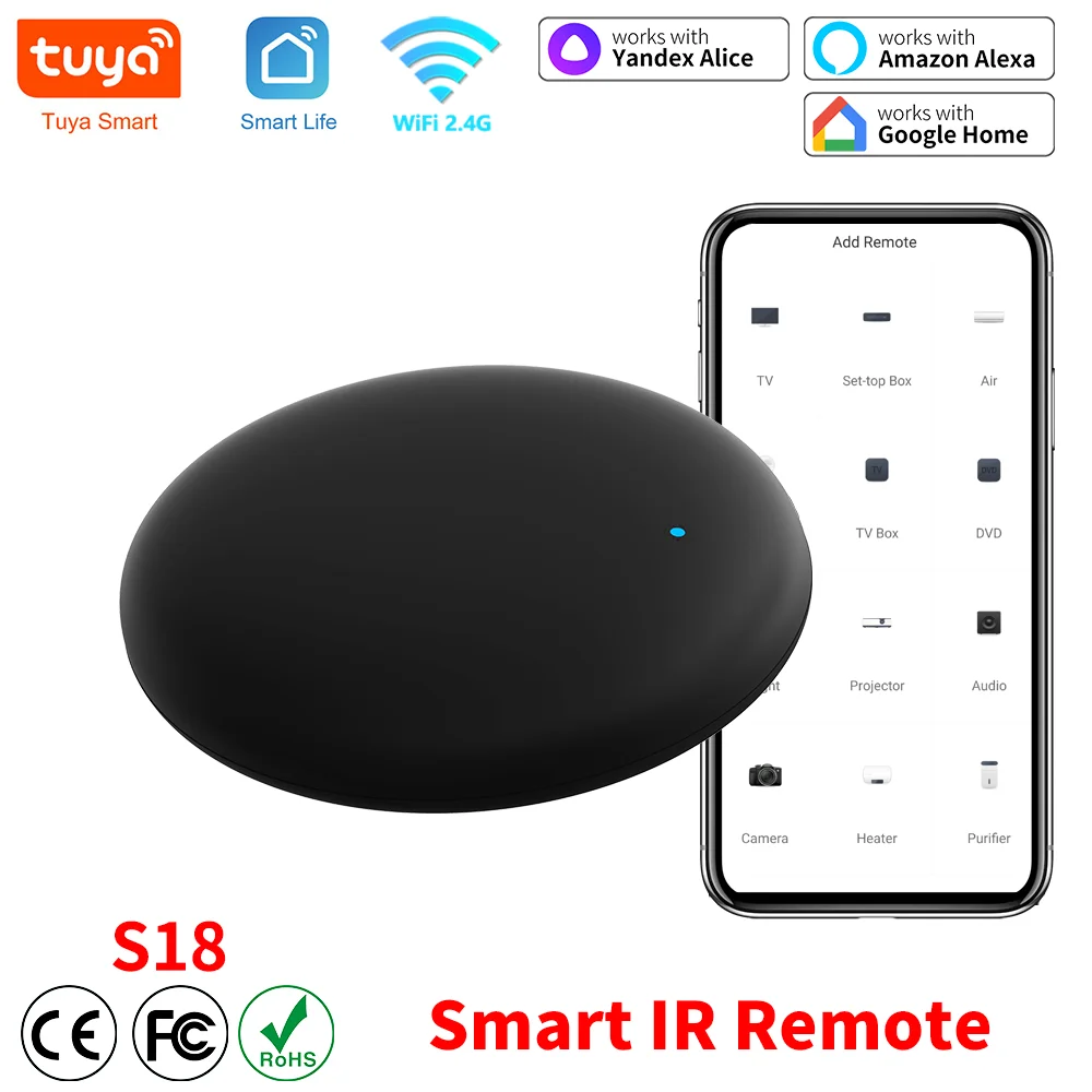 Tuya WiFi IR  Smart Universal Remote Control