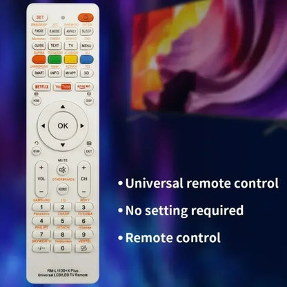 Universal Replacement Remote Control RM for All Brand Television TVs