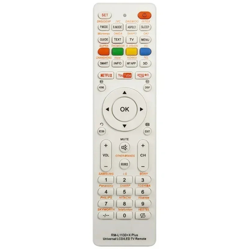 Universal Replacement Remote Control RM for All Brand Television TVs