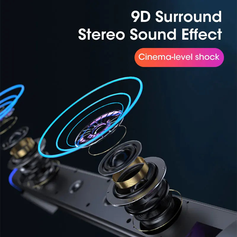 4D Computer Bar Stereo Subwoofer Bluetooth Speaker